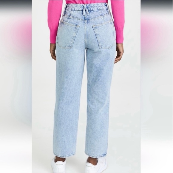 Good American 90s Duster Straight Leg Jeans - Picture 2 of 13